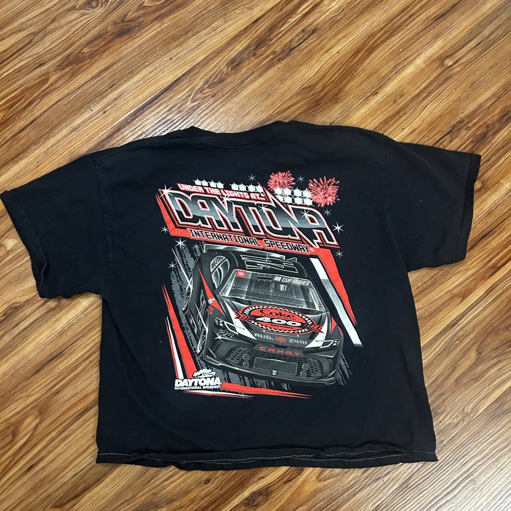 Daytona International Speedway Black Graphic TShirt Daytona International Speedway Black Graphic TShirt
